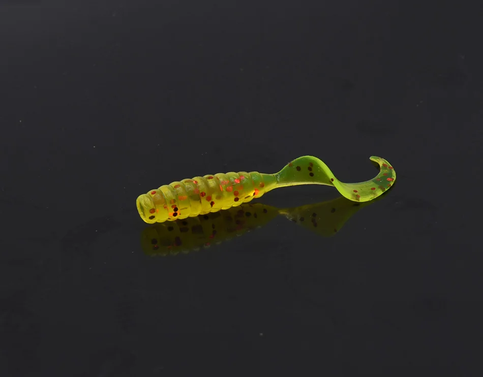 Цвет: желтый 200 шт мягкая личинка червяка maggot Приманка для рыбалки, 4 см приманка личинка приманка с круговым хвостом pesca искусственная isca - Цвет: Цвет: желтый