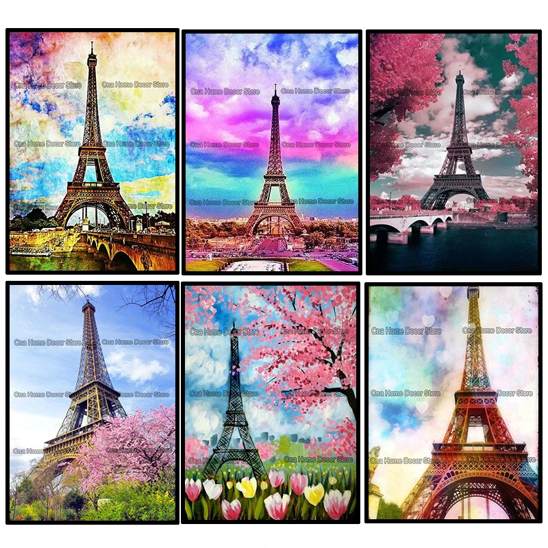 

Tower scenic 5D diy Needlework diamond embroidery crafts resin diamond mosaic diy diamond painting cross stitch kits RA1380