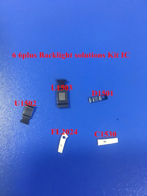 3 комплекта(27 шт.) для iPhone 6 6plus комплект подсветки IC U1502+ катушка L1503+ диод D1501+ C1530 c1531 C1505 фильтр FL2024-25 26