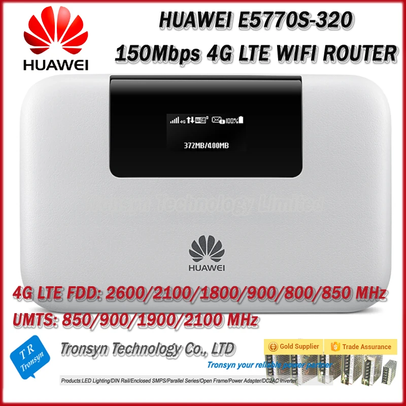 Фото Оптовая продажа оригинал Разблокировка Huawei E5770S 320 150 Мбит/с 4G LTE мобильный WiFi