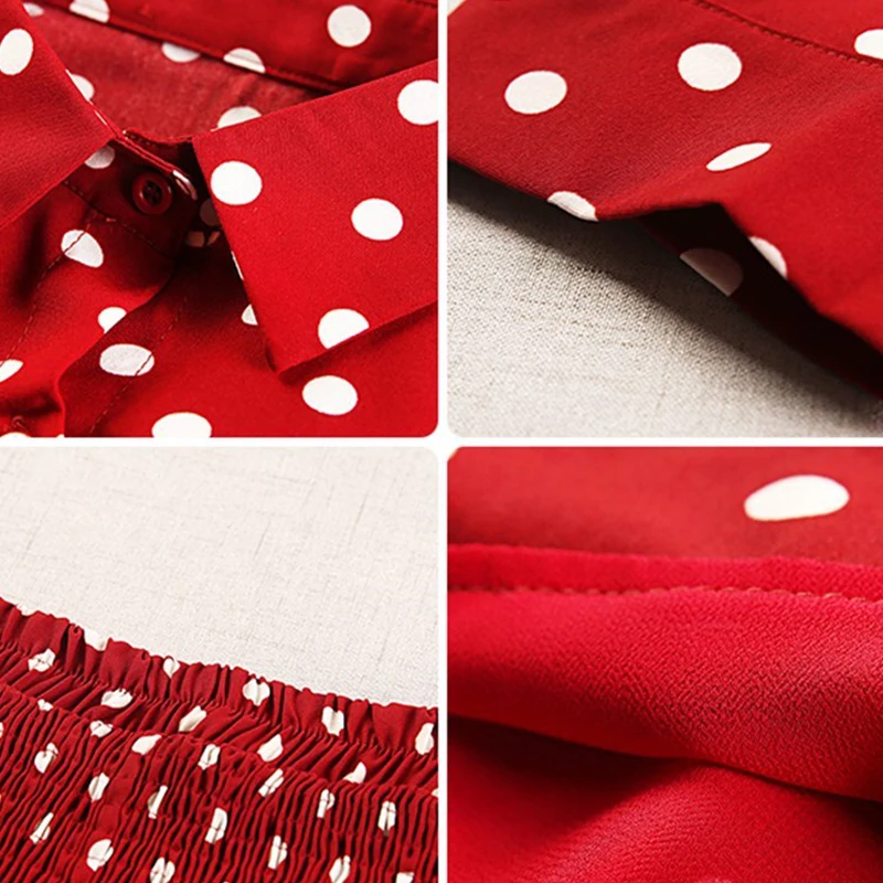 Женский комплект из двух предметов Trytree однобортный Топ в горошек с отложным