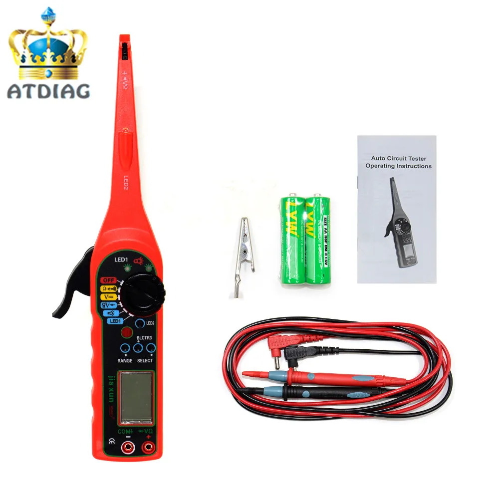 Многофункциональный автомобильный тестер электрической цепи Power Electric MS8211