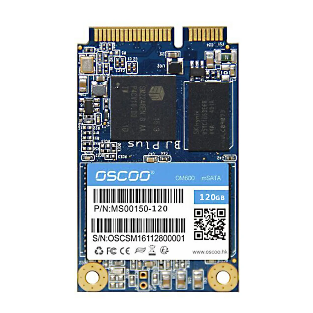 OSCOO Msata SSD жесткий диск 128 ГБ 256 Drevo Disco Duro 120 M-sata HDD диски для ноутбуков 1 8
