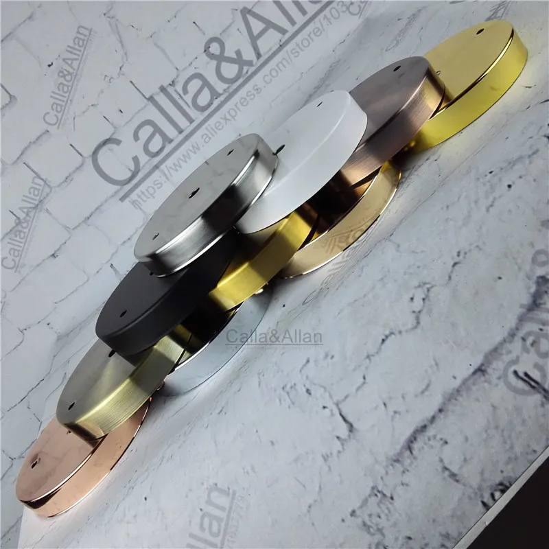 1/2/10 шт./лот медная/черная Потолочная пластина потолочное крепление аксессуары