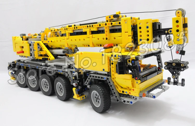 2606 шт 2в1 Technic мобильный кран MK II контейнерный накопитель 20004 фигурные строительные блоки игрушки машина совместима с Lago