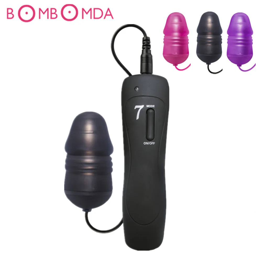 Мужской мастурбатор Анальная пробка с 7 частотами вибрирующие прыжные яйца