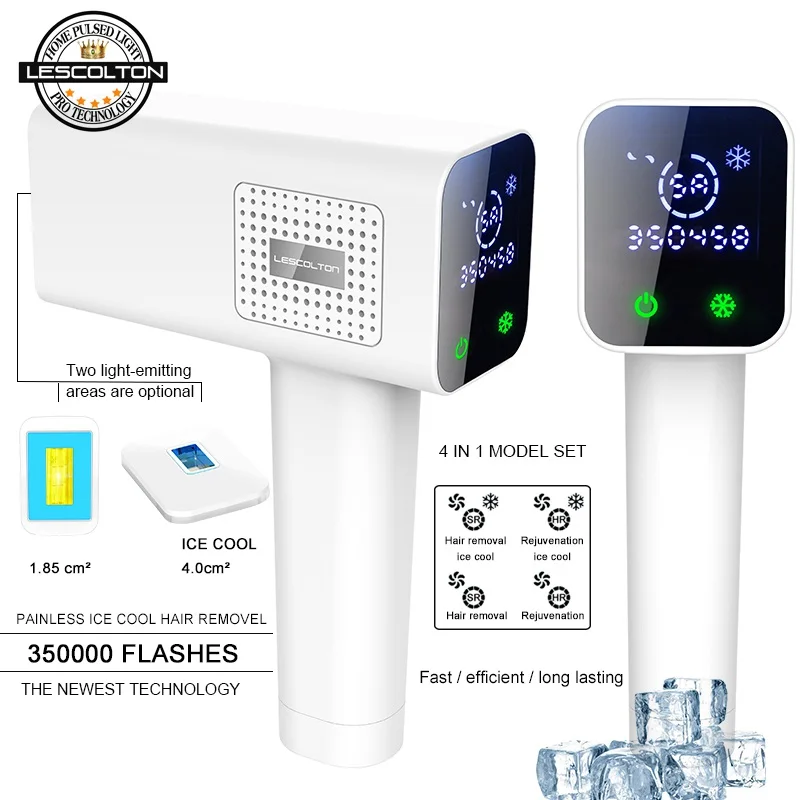 Lescolton T012C 4в1 ICECOOL IPL устройство для удаления волос перманентное Удаление волос IPL лазерный эпилятор машина для удаления волос для взрослых