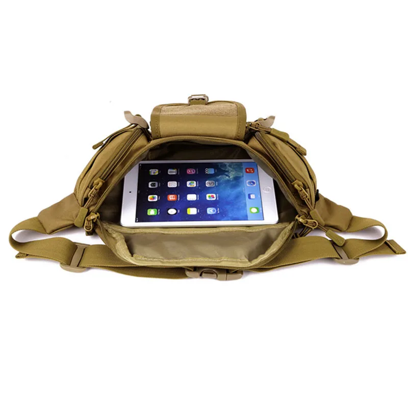 Мужская водонепроницаемая поясная сумка из нейлона 1000D Тактическая Военная