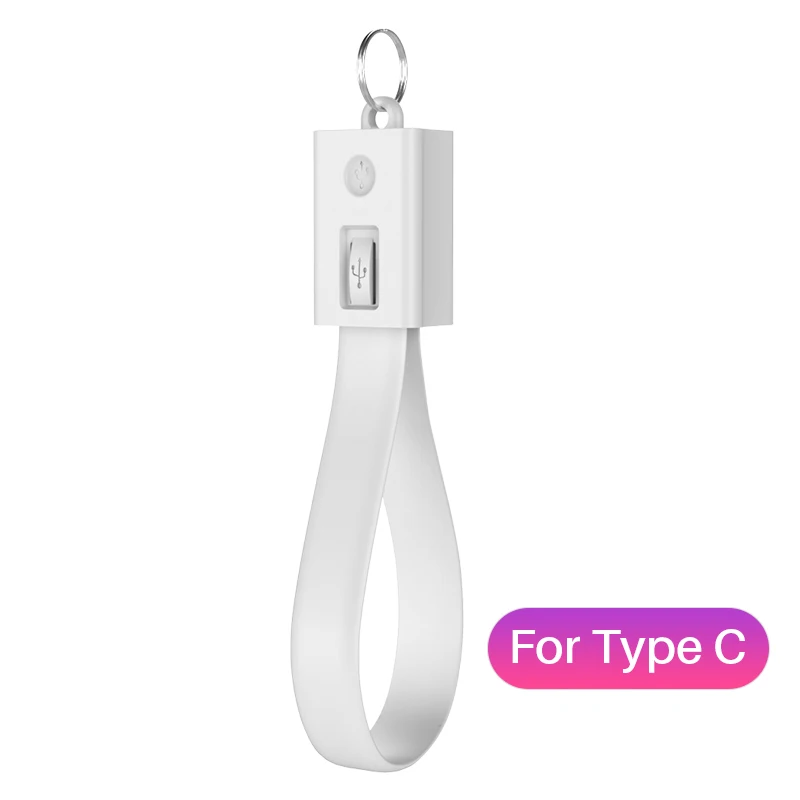 USB C Cable YBD USB кабель для iPhone samsung huawei Xiaomi Powerbank Micro usb type C кабель брелок аксессуар портативный зарядный кабель - Цвет: USB C Cable