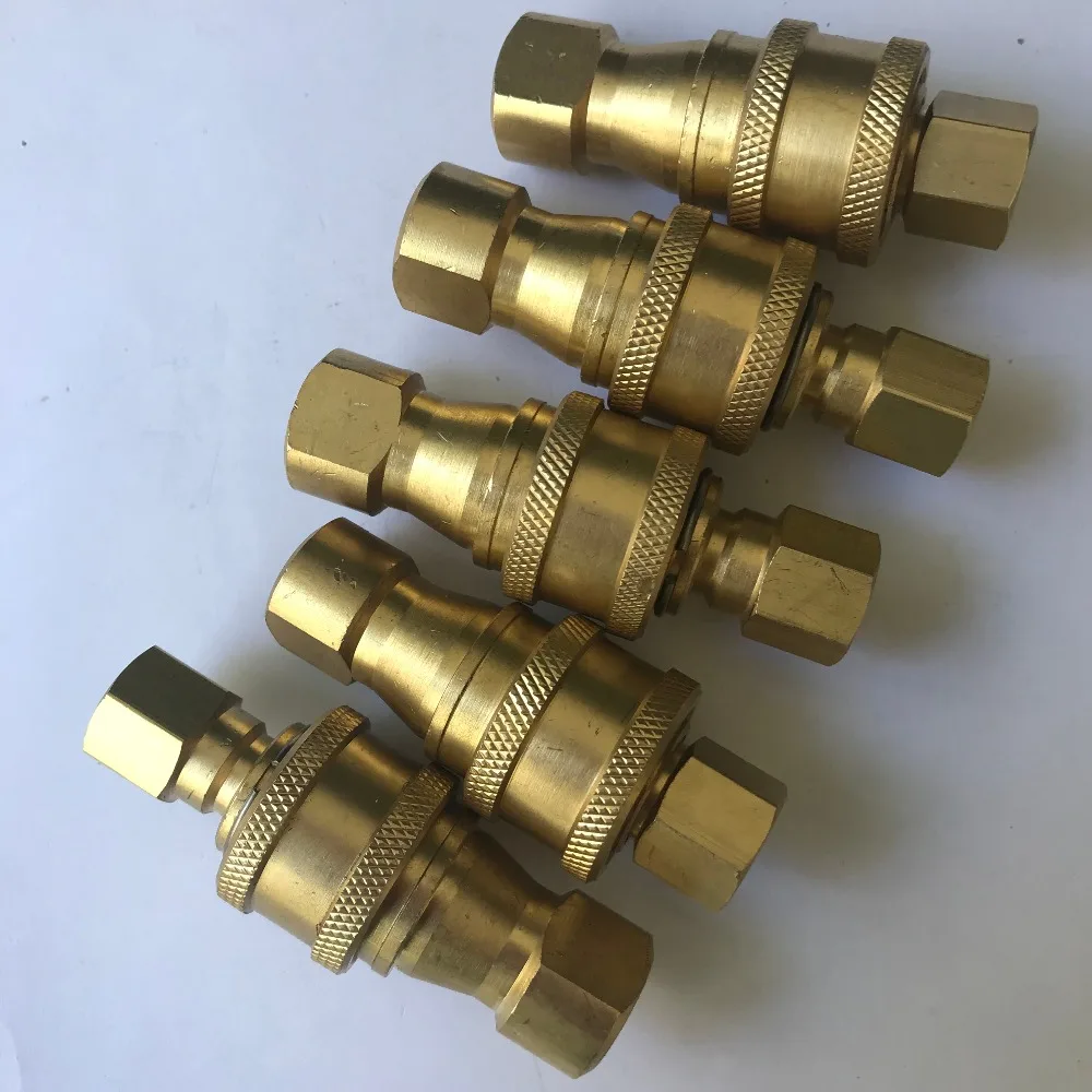 30 комплектов (60 шт = мужских + женских) 1/4 &quotISO 7421 Bseries гидравлические