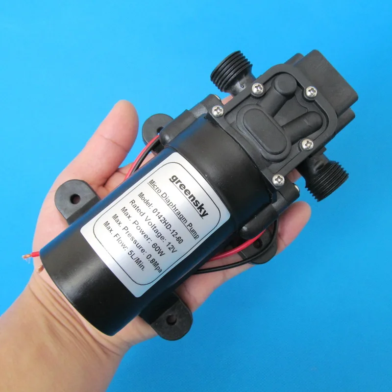 Фото Диафрагменный насос постоянного тока 116PSI 5 л/мин 12 В 60 Вт diaphragm pump pump dcdiaphragm pump 60w Диафрагменный насос постоянного тока 116PSI 5 л/мин 12 В 60 Вт diaphragm pump pump dcdiaphragm pump 60w