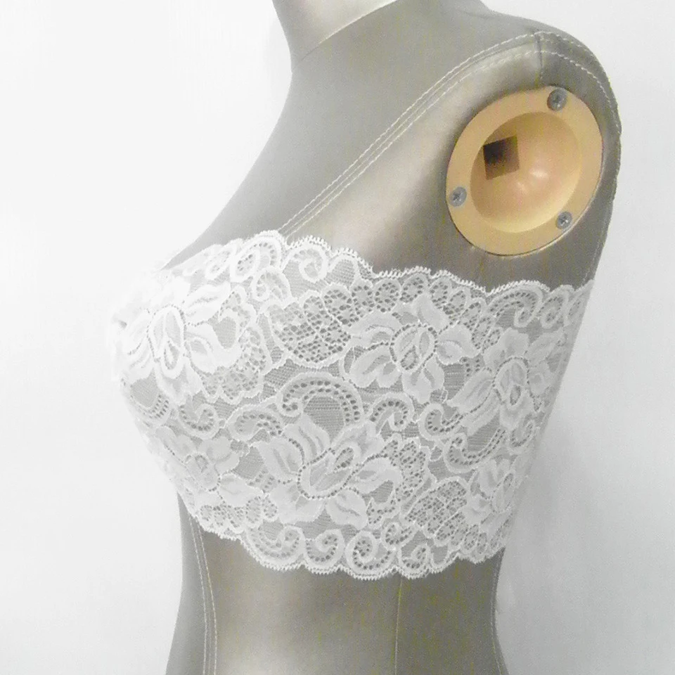 2018 сексуальный белый кружевной бюстгальтер без бретелек наборы