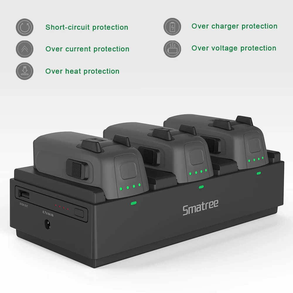 Портативное зарядное устройство Smatree для DJI Spark Drone интеллектуальный