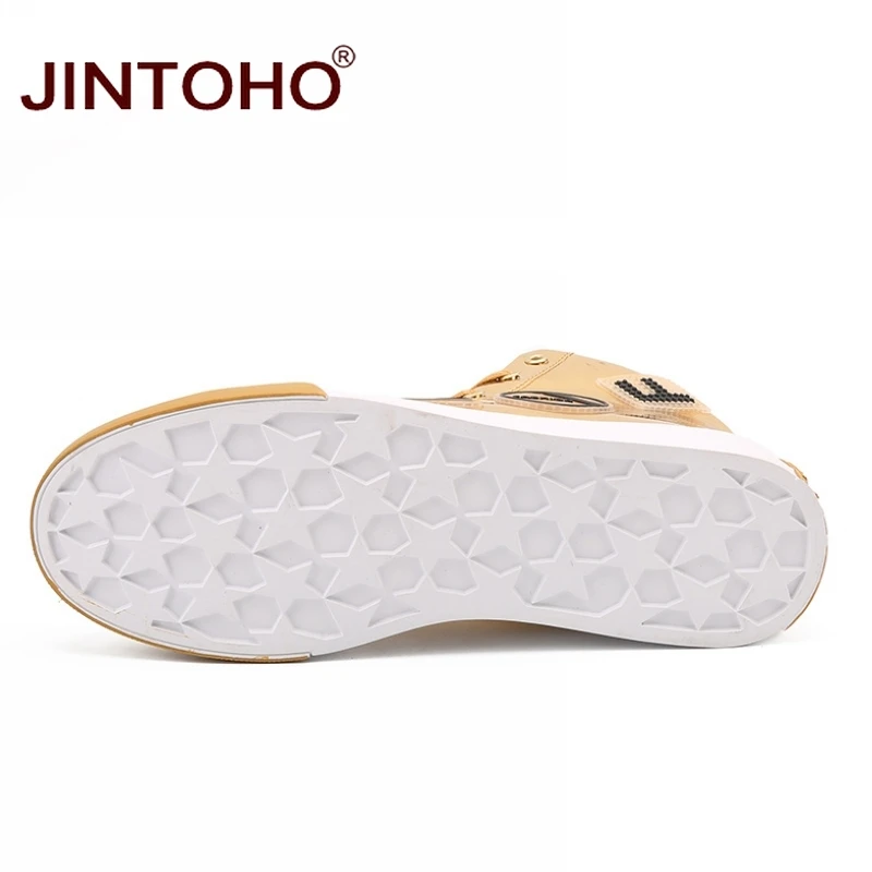 Мужские кожаные ботинки JINTOHO зимние на резиновой подошве для повседневной носки