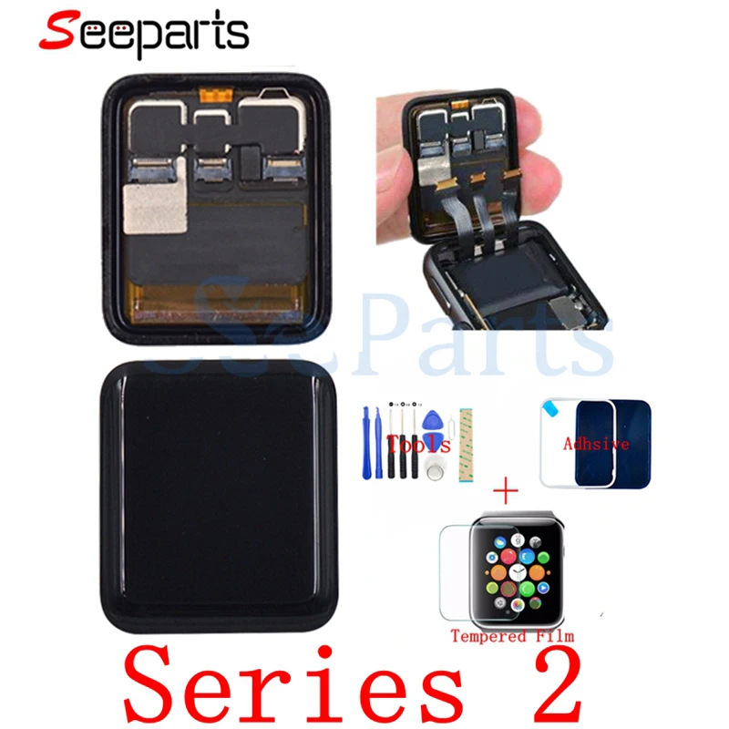 ЖК дисплей для Apple Watch Series 2 сенсорный экран дигитайзер серия S2 38 мм/42 мм замена