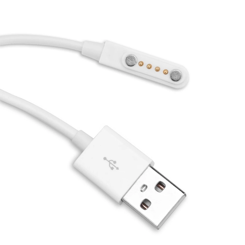 Магнитный зарядный кабель USB 4 Pin зарядное устройство для смарт-часов KW28 FS08 GV68 |