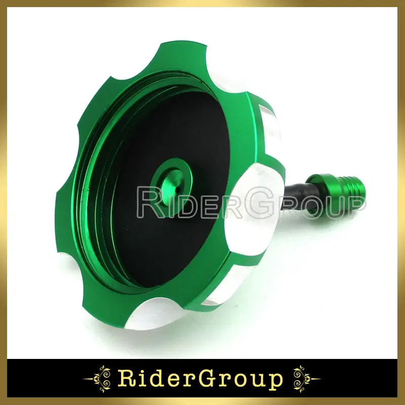 Байк газа Топливные баки для мотоциклов кепки зеленый чехол Kawasaki KFX KLX KX 250 450 Мотокросс двигатель цикл