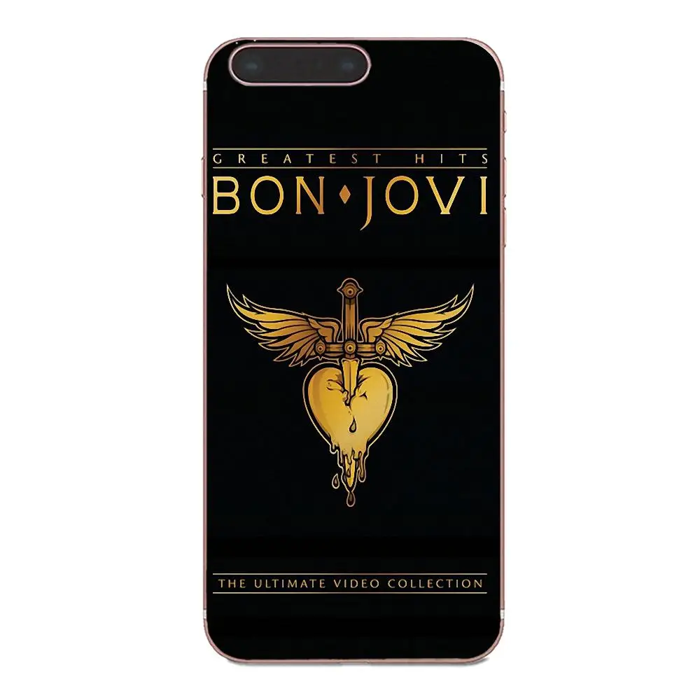 Для Huawei Honor Mate 7 7A 8 9 10 20 V8 V9 V10 G Lite Play Mini Pro P Smart мягкий роскошный ремешок из ТПУ Bon Jovi |