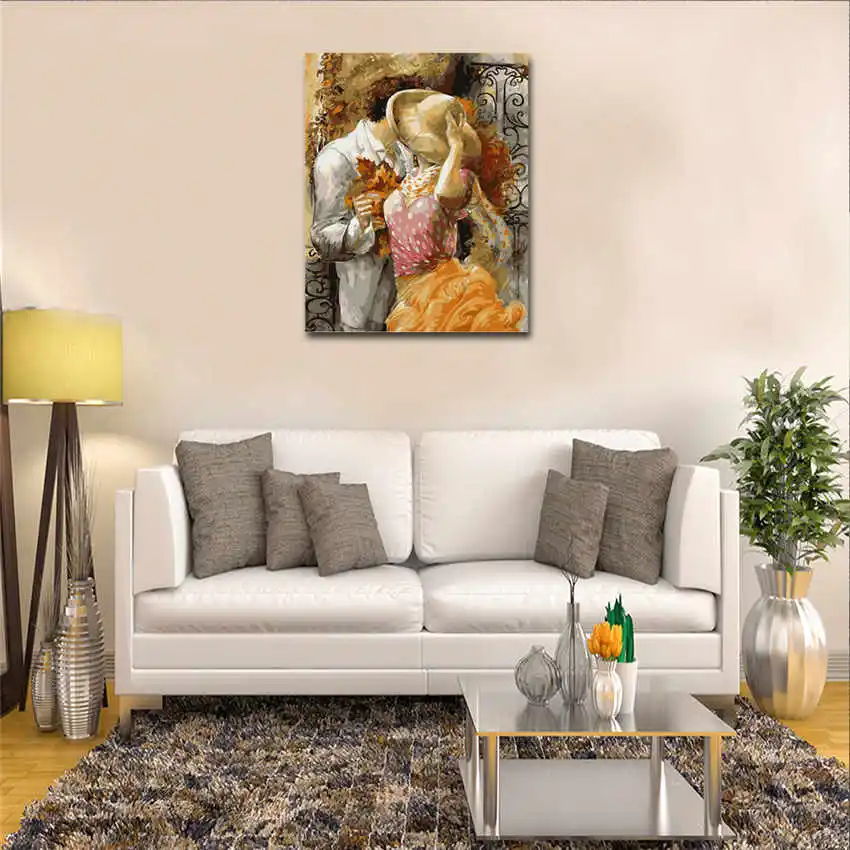 RIHE Angel Girl DIY живопись по номерам настенная художественная картина для гостиной