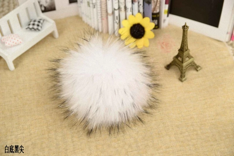 16 см DIY из натурального енота меховым помпоном и пышная юбка для зимы Для женщин