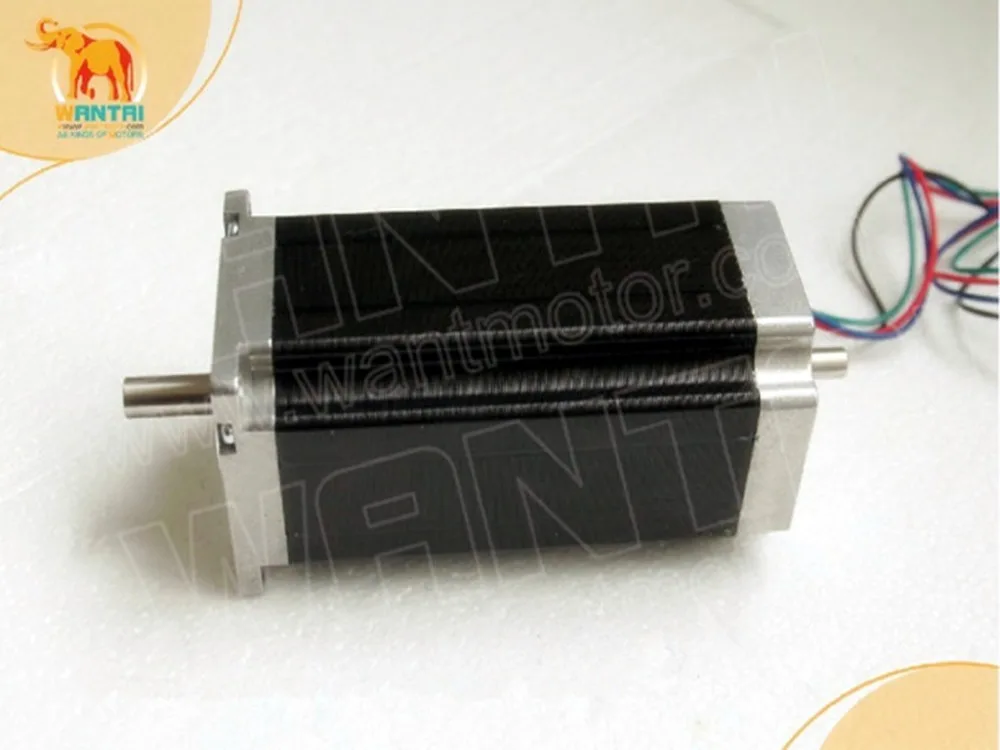 Шаговый двигатель Wantai Nema23 1 ось двойной вал 57BYGH115-003B 3 Нм 425oz-in Драйвер DQ542MA 50 в 4 2 А