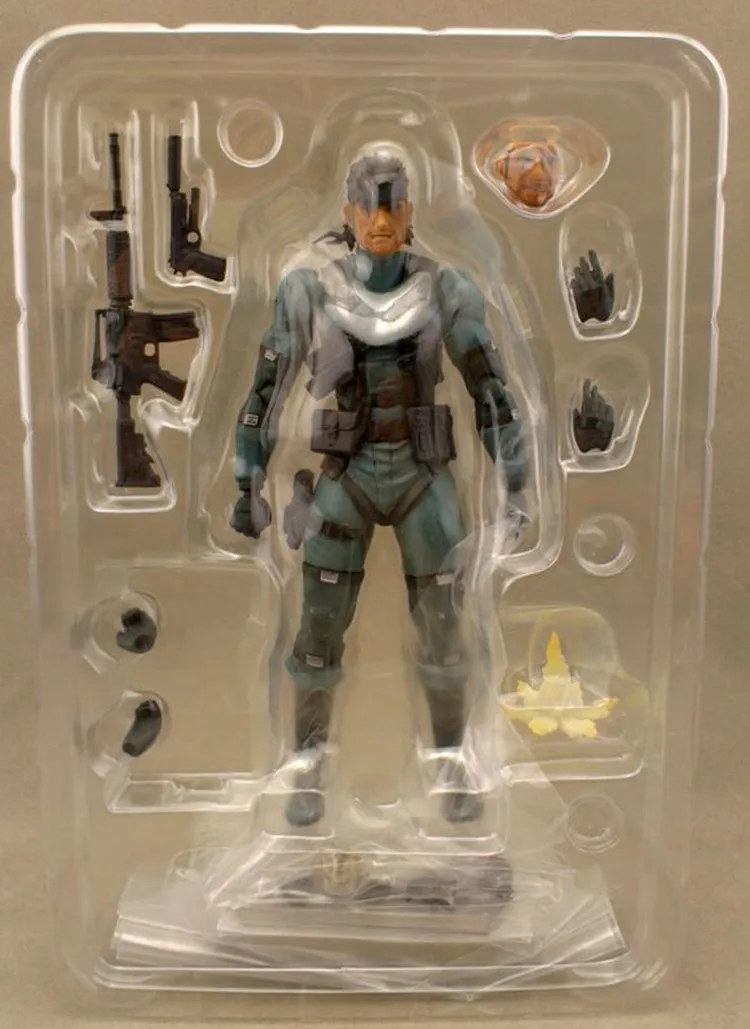 ПВХ Аниме игры MGS2 Figma 243 твердая змея экшн-фигурка металлическая Шестерня Твердые сыновья свободы подвижная Сборная модель игрушки для мальчиков подарок