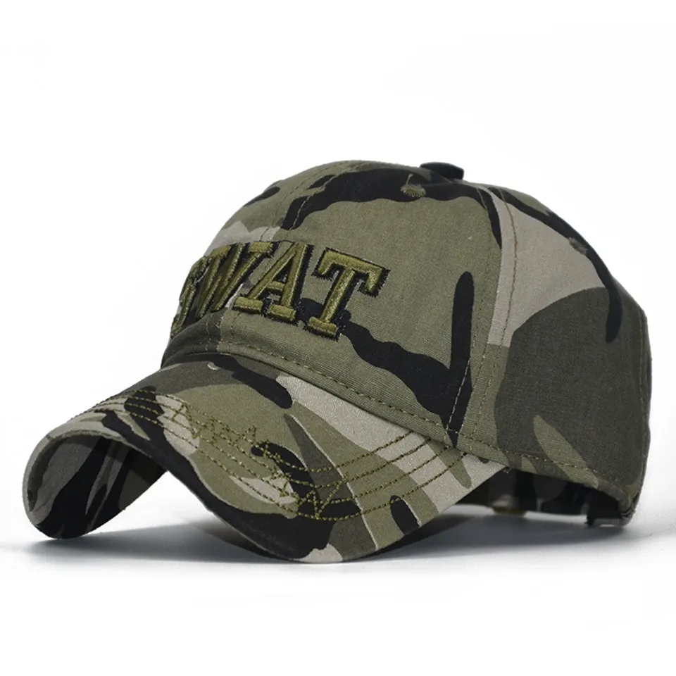 Новая камуфляжная армейская Кепка SWAT, Bone Militar, бейсболка, Мужская камуфляжная кепка, джунгли тактические, Мужская кепка s и головные уборы, Bone Snapback, шапки для папы