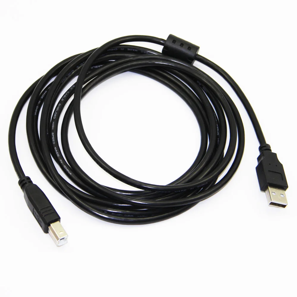 Lballist USB 2,0 кабель USB для принтера type A Male to type B Male фольга плетеная(внутри) экранированная 30 см 50 см 1 м 1,5 м 1,8 м 3 м 5 м
