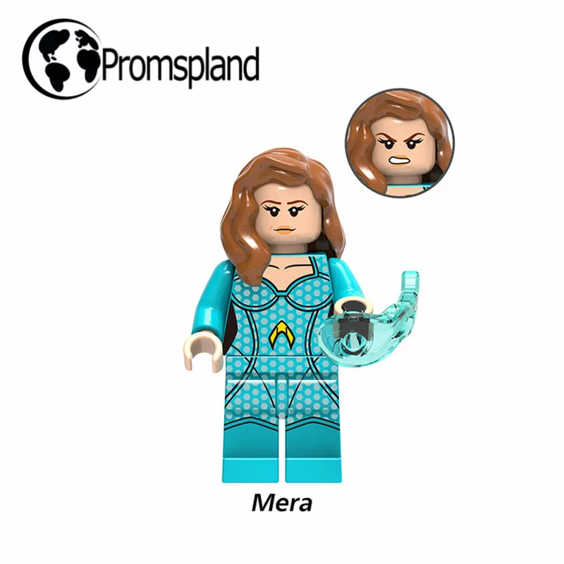1 шт. Супер Герои Brother Eye/Капитан/Mera/убийца Frost/Luthor мини цифры строительные