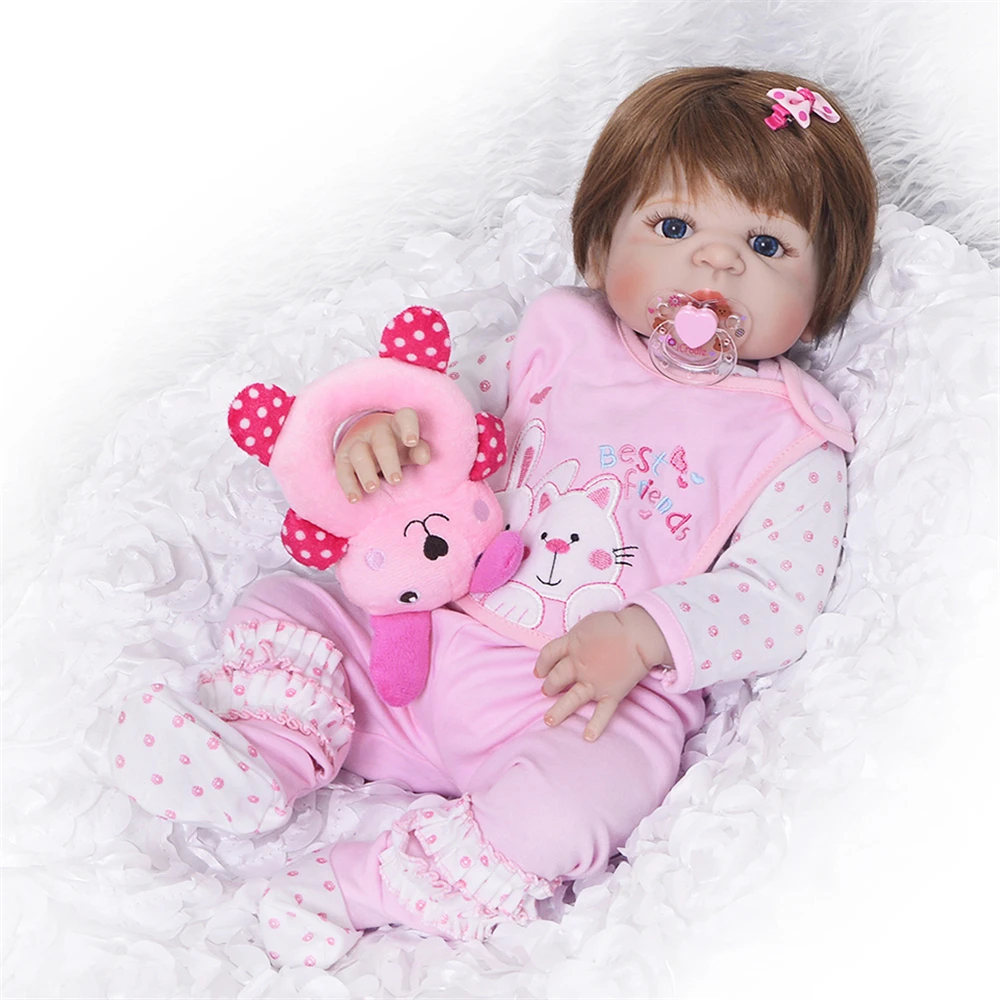 Menina Alive 23 ''коллекция reborn Реалистичная кукла младенец полный Силиконовый