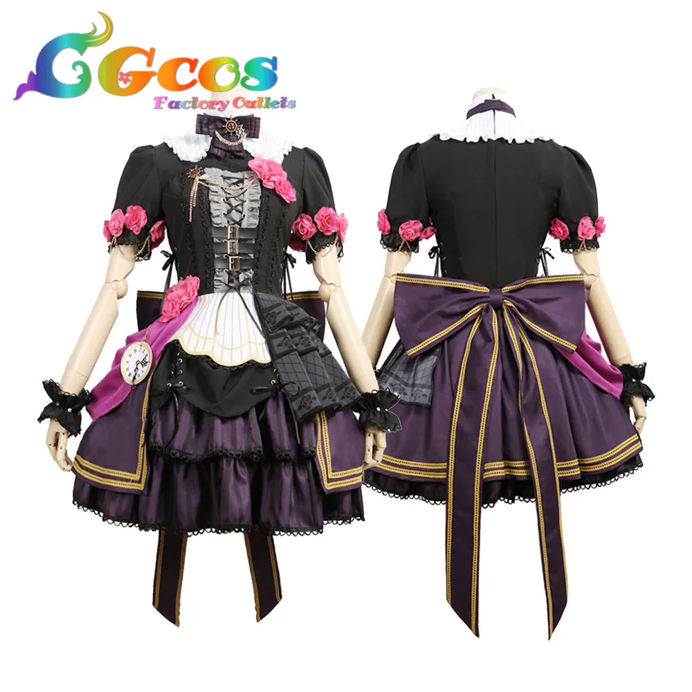 CGCOS Косплей Костюм BanG Dream! Roselia Neo-Aspect Ako Udagawa Платье Аниме Униформа Хэллоуин Аниме игра