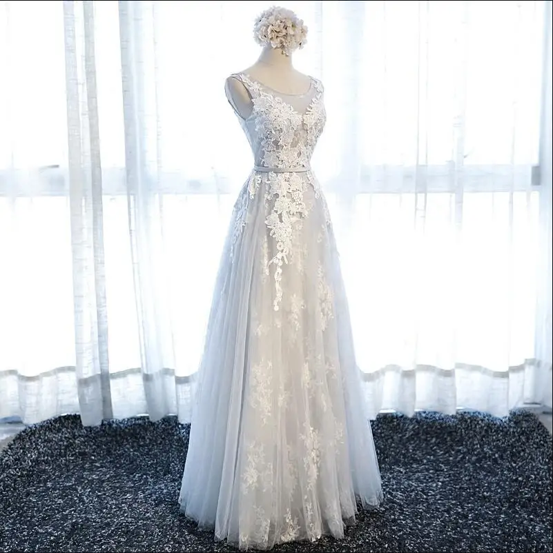 Реальное изображение Robe De Soiree кружевные розовые длинные вечерние платья для невесты, банкета, элегантные вечерние платья длиной до пола
