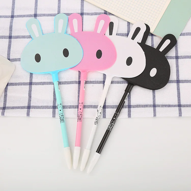 40 шт. креативный кролик вентилятор нейтральная ручка милый мультфильм студент