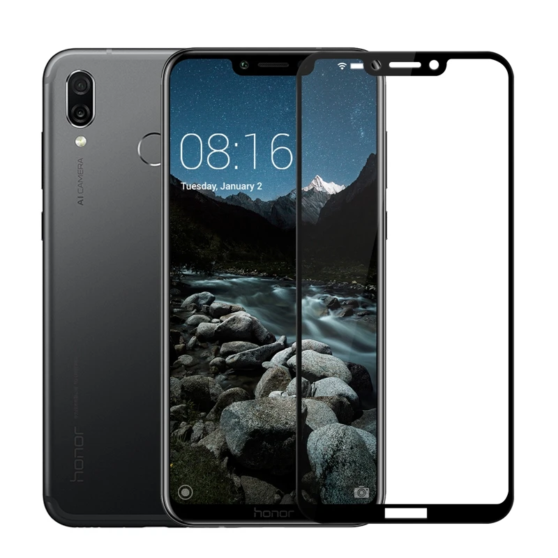 Полное покрытие из закаленного стекла для huawei Honor Play HonorPlay 6," Защитная пленка для экрана для huawei Honor Play