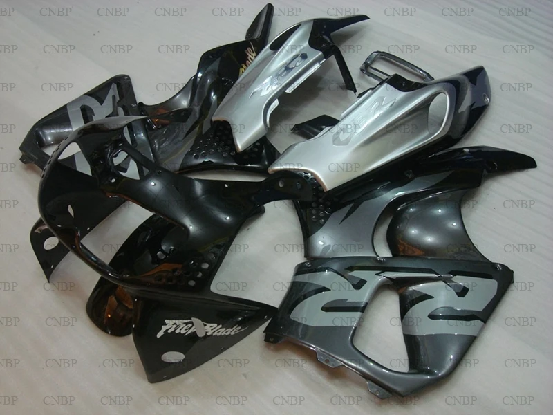 for Honda Cbr893RR 1997 Plastic Fairings CBR893RR 1994 - Black Silver CBR Full Body Kits Cbr 893 900 RR 96 97 Abs Fairing | Автомобили и