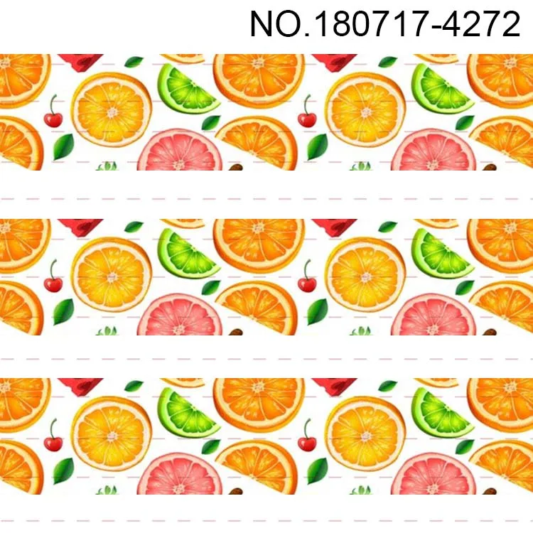 10 ярдов разные размеры лента с принтом фруктов