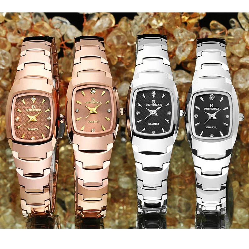2017 Топ люксовый бренд RONTHEEDGE Брендовые Часы для женщин Бизнес маленький циферблат