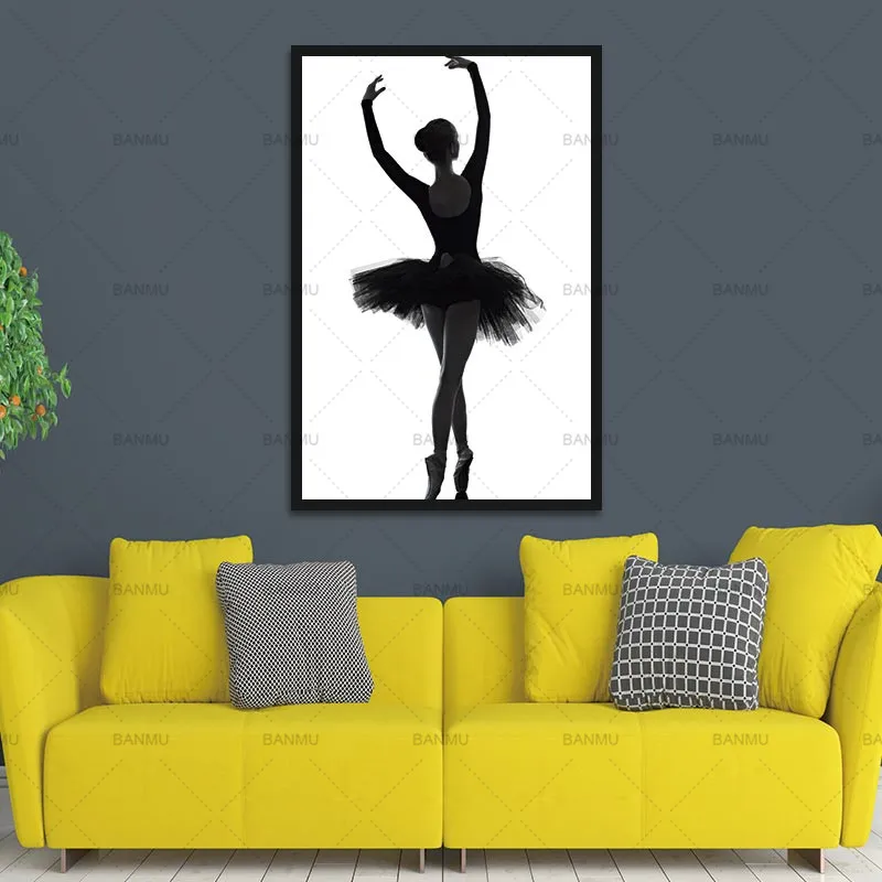 Картина на стену художественное украшение картины для балета изящная танцовщица