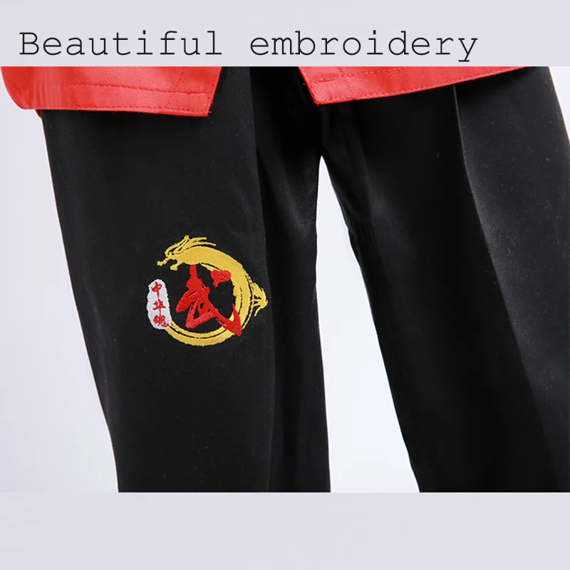 

WM16 Korea Embroidery Taekwondo Uniform Cotton Taekwondo Karate Judo Taekwondo Dobok Clothes Children Adult Unisex Long Sleeve