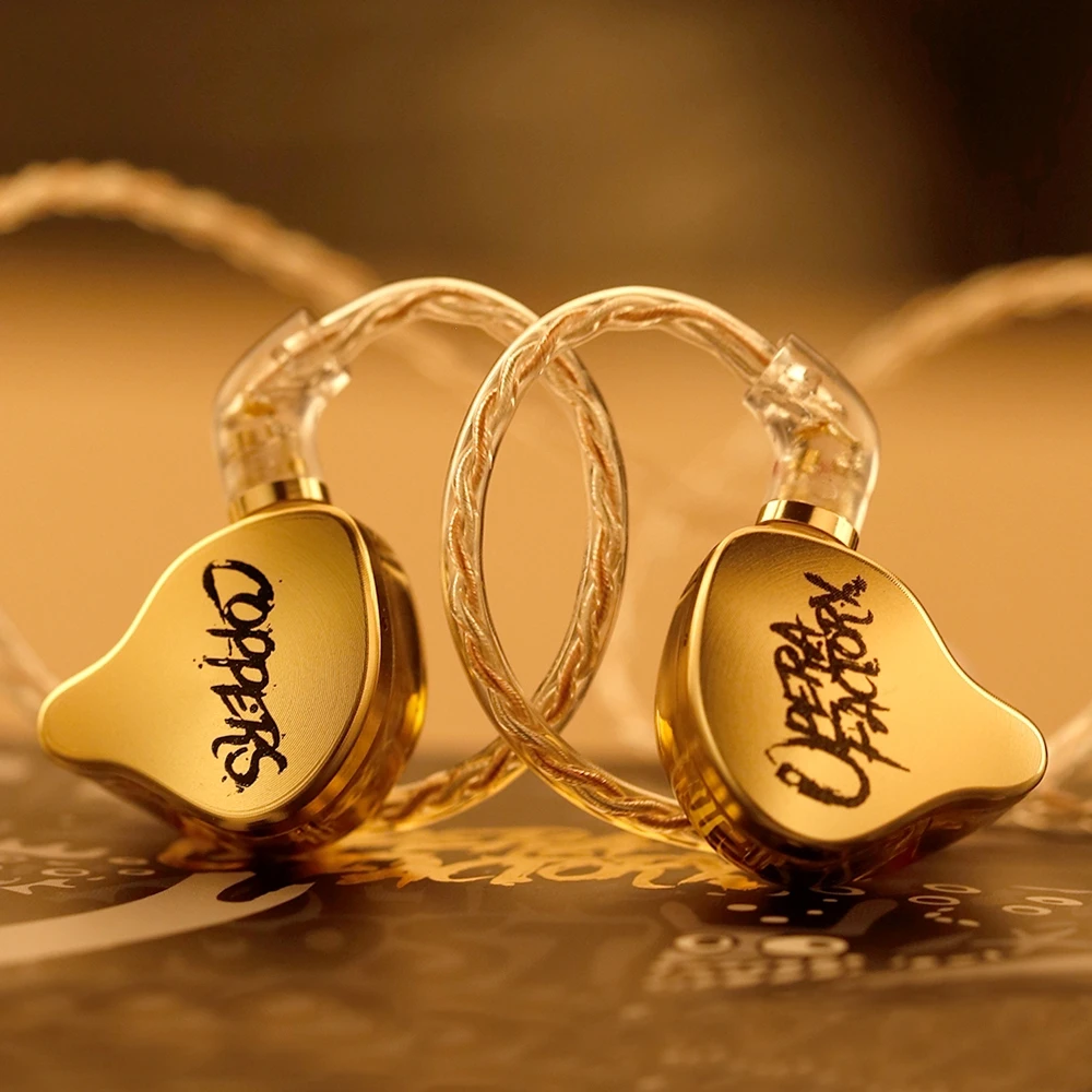 New OperaFactory OM3 In-ear Earphone Dynamic TEP Diaphragm HIFI Bass Earbud With 2Pin Cable | Электроника