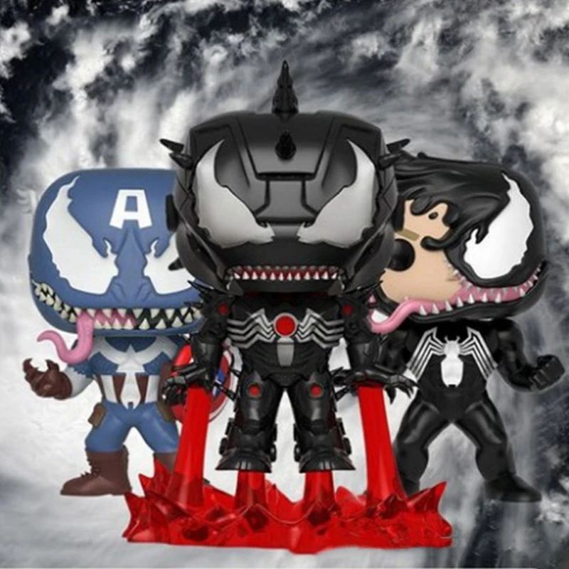 Funko поп-соревнование Мстителей чемпионов и яда Коллекционная модель детские