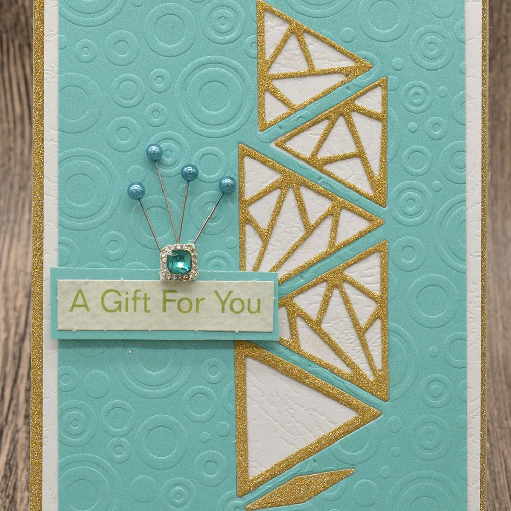 Треугольная рамка металлические режущие штампы для изготовления карт альбом