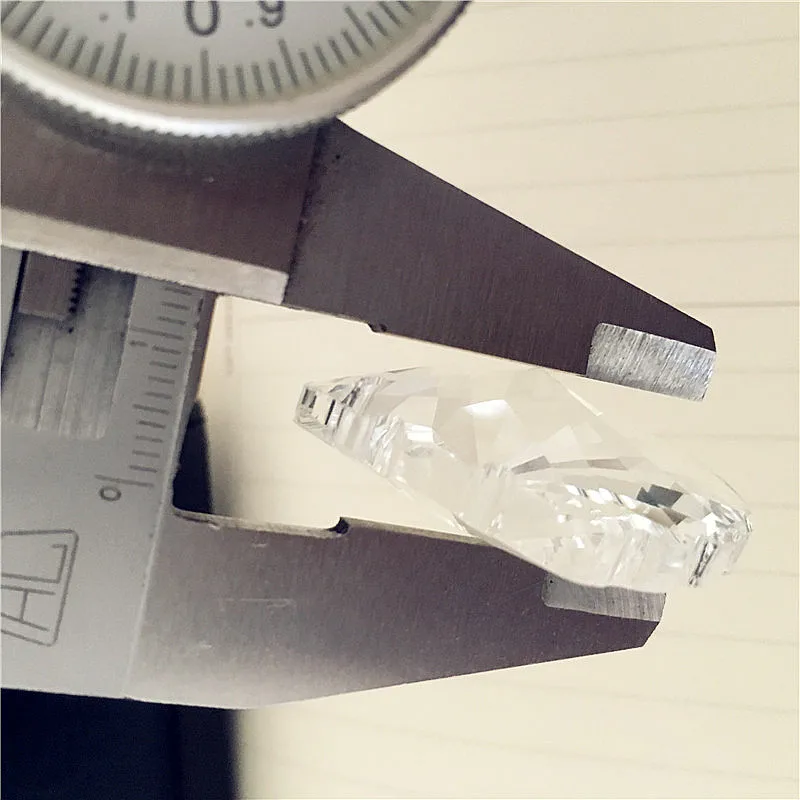 

New Shapes 38mm 380pcs Clear Crystal Glass Prism Chandelier Shell Hanging Pendants Wedding Home Dinging Room Decoration