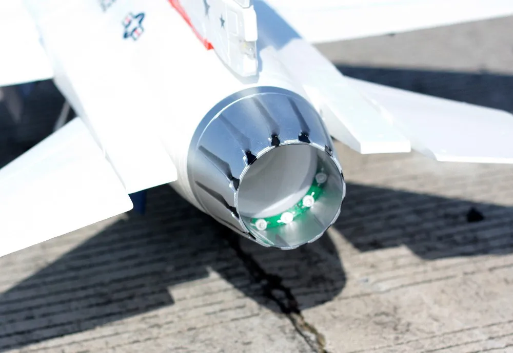 RC самолет свободного хода F16 90 мм F-16 Thuderbird цвет 90 мм edf jet PNP