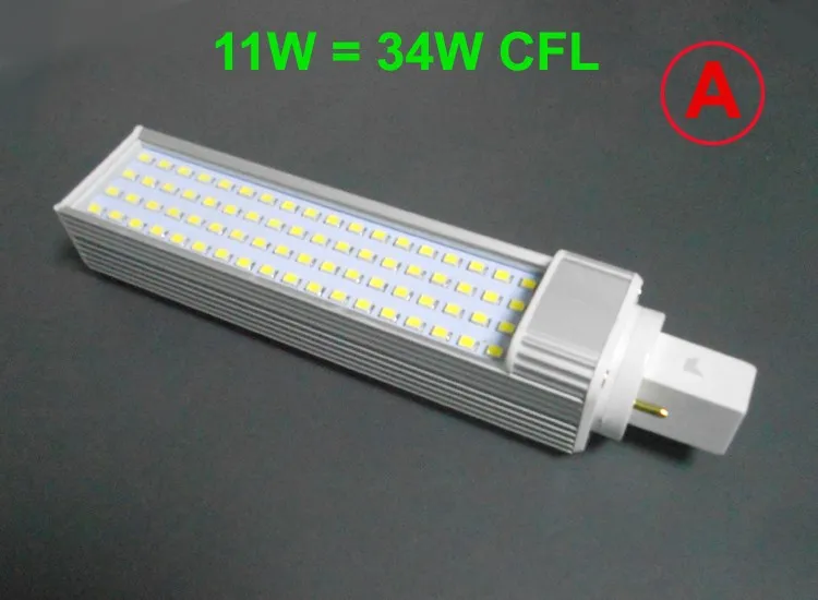 Светодиодная лампа с цоколем pl 5 Вт 7 9 10 11 12 13 14 SMD5730 5630 5050 2835|Светодиодные лампы и