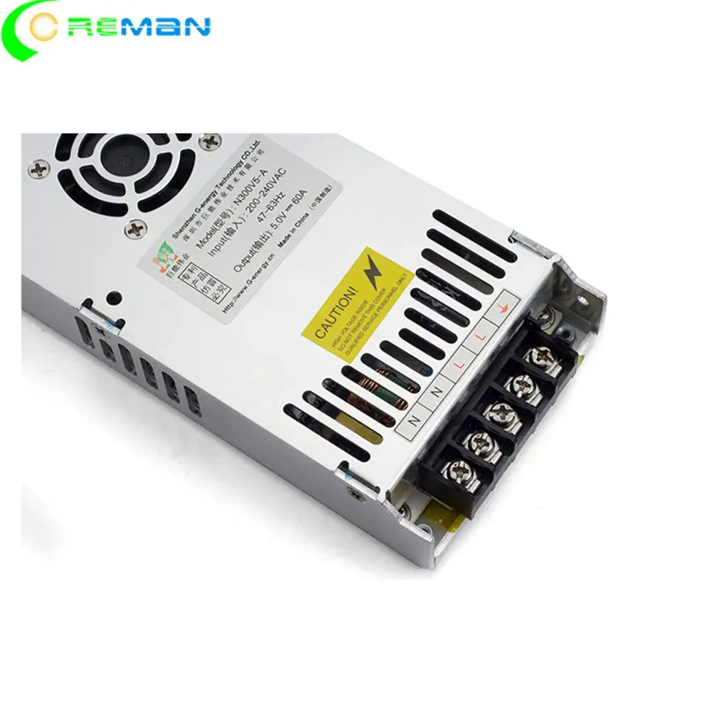 Внутренний наружный светодиодный экран питания G enegry 5V 60A 5v 300W N300V5 источник для diy