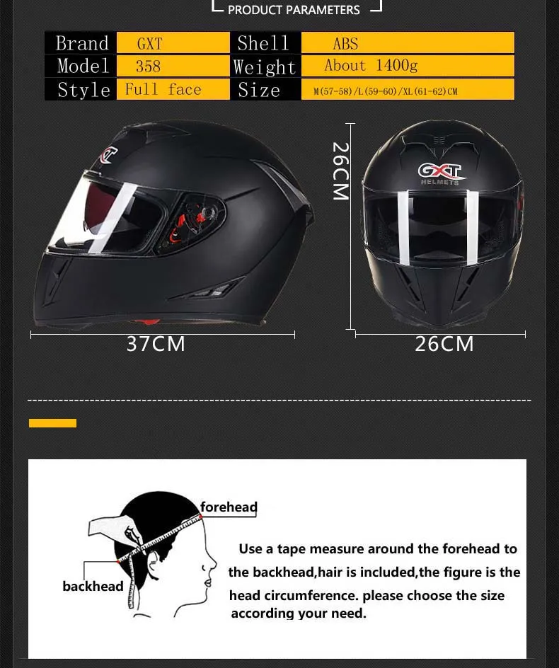 Настоящий мотоциклетный шлем GXT, зимний теплый двойной козырек, шлем Casco, мотоциклетный шлем, мотоциклетные шлемы