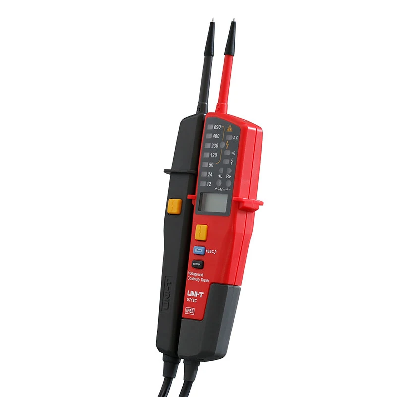 UNI-T UT18C 0 ~ 690 В AC DC тестер напряжения ЖК-дисплей Автоматический диапазон IP65
