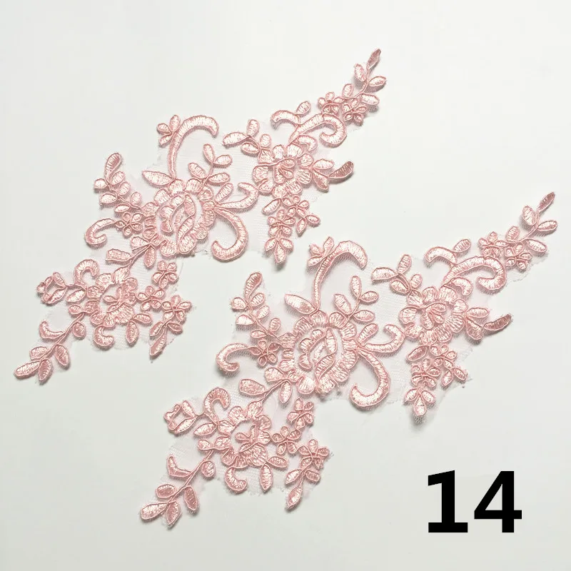 ASHION DIY Цветная Кружевная аппликация нашивка свадебное платье аксессуары для