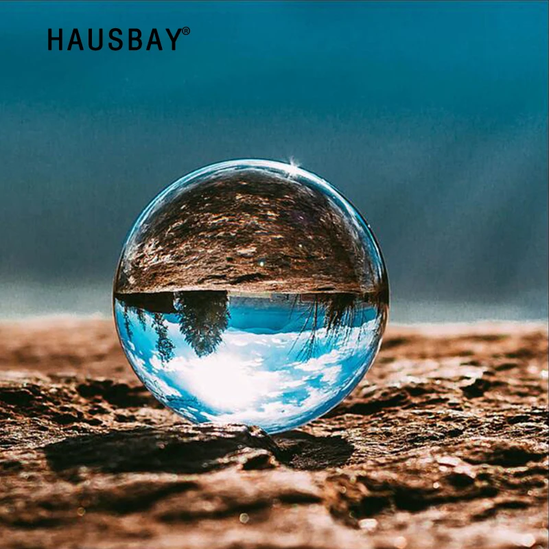 

Clear Photography Crystal Ball Glass Marbles Magic Projection Ball Office TV Cabinet Creative Ornaments Home Decoration 05289